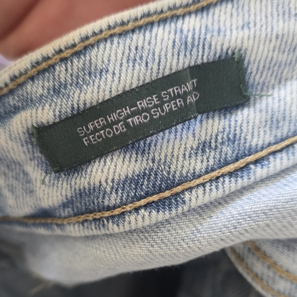 Wild Fable super high rise straight size 00 ripped distressed jeans - Picture 4 of 6